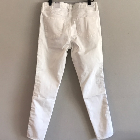 NWT Dear John Gisele High Rise White Skinny 30 - Picture 7 of 14